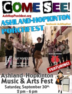 Porchfest Rocks Hopkinton & Ashland for 1st Time!